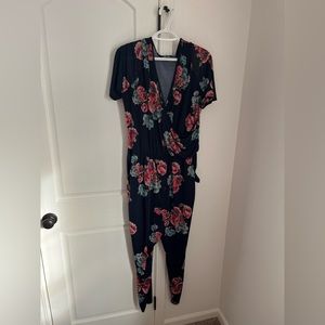 Charlotte Russe Floral Jumpsuit